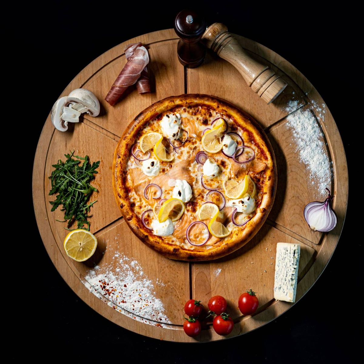 Pizza Salmone